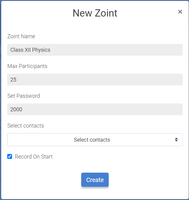 Schedule meeting dashboard