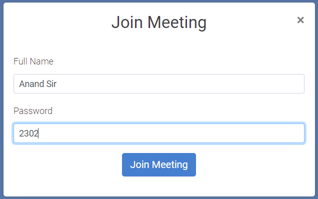 Join meeting without password